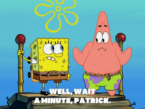 Well We're Waiting Patrick And Spongebob GIF
