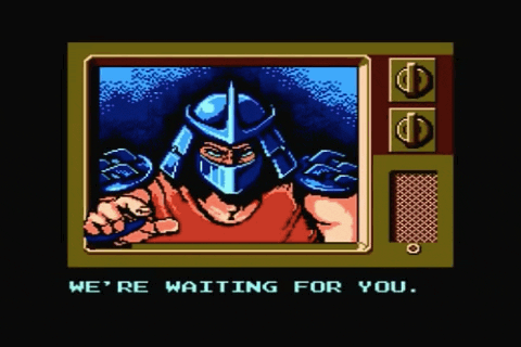 Well We're Waiting Shredder Teenage Mutant Ninja GIF