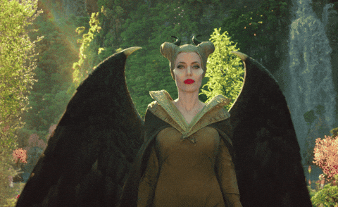 Well Well Well Angelina Jolie Maleficent GIF