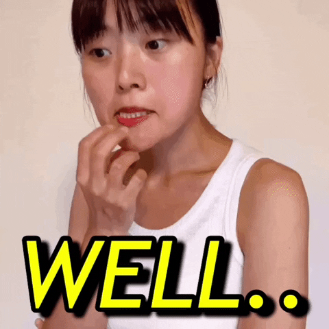 Well Well Well Asian Lady Contemplating GIF