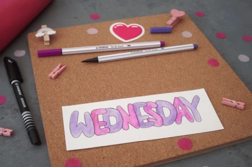 Wellness Wednesday Note GIF