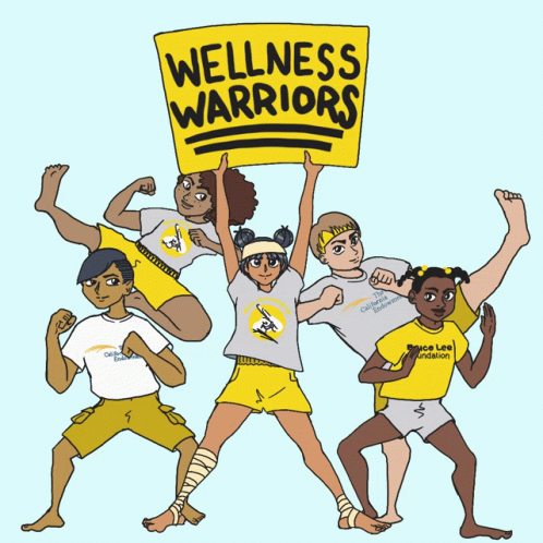 Wellness Wednesday Warrior GIF