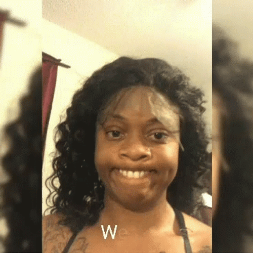 Welp Girl Showing Front Teeth GIF