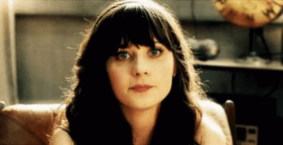 Welp In Frame Zooey Deschanel GIF