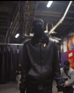Wemby Black Costume GIF