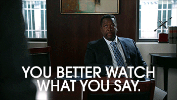Wendell Pierce You Better Watch What You Say GIF