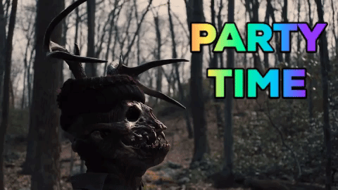 Wendigo In Forest Party Time GIF