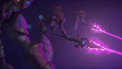 Wendigo Purple Laser At Strange Thing GIF