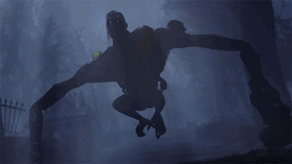 Wendigo Screaming In The Forest GIF