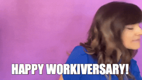 Wendy Conrad Happy Work Anniversary Meme GIF