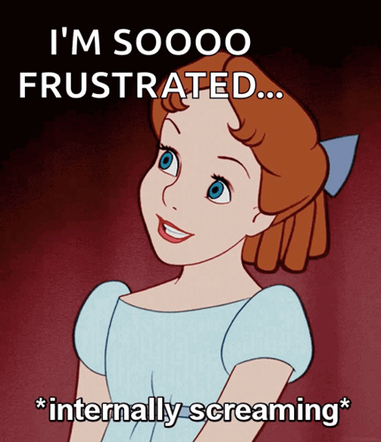 Wendy Darling Internally Screaming Meme GIF