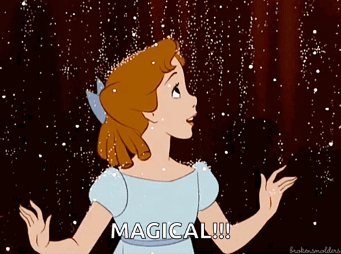 Wendy From Peter Pan Says Magical GIF