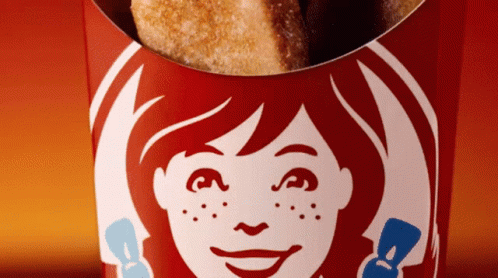 Wendy's Container With Logo