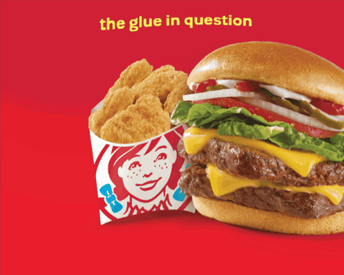 Wendy's Double Cheeseburger and Nuggets