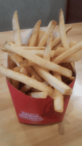 Wendy's French Fries Container