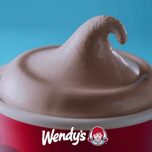 Wendy's Ice Cream Cup With Large Swirl