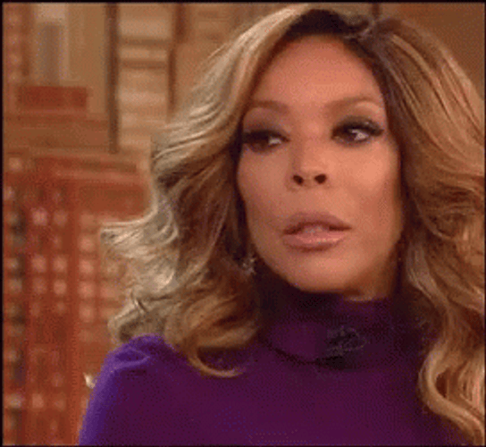 Wendy Williams Awkward Smirk GIF