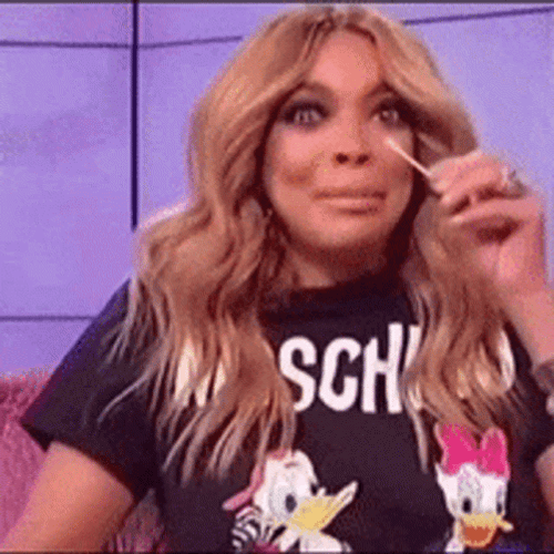 Wendy Williams Funny Wiping Tears  GIF