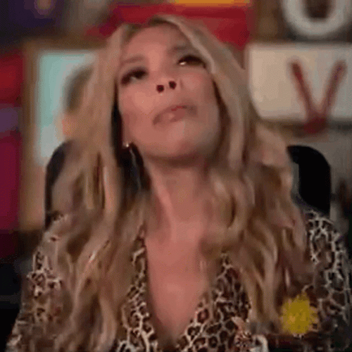 Wendy Williams Looking Up Contemplating GIF