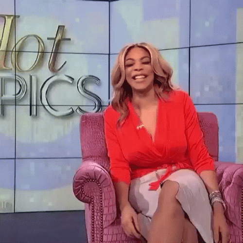 Wendy Williams Playful Passing Out GIF