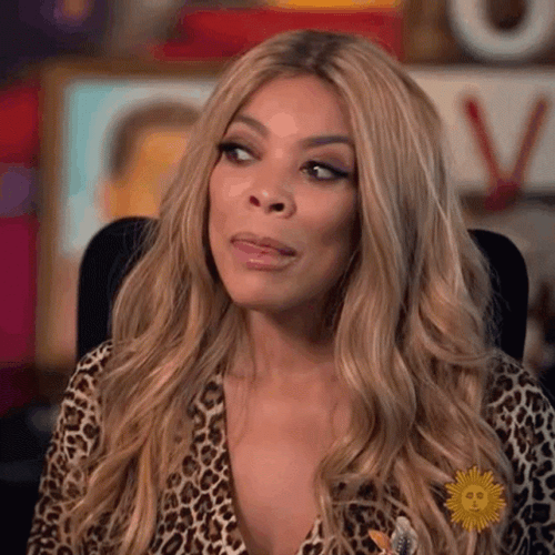 Wendy Williams Thinking Duckface GIF