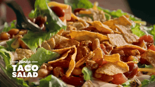 Wendys Taco Salad Gif GIF