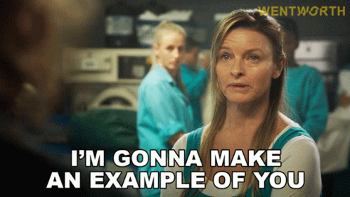 Wentworth Karen Proctor Make An Example Of You GIF