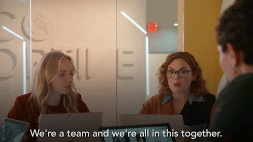 Were All In This Together Good Trouble Cast GIF