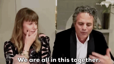 Were All In This Together Mark Ruffalo GIF