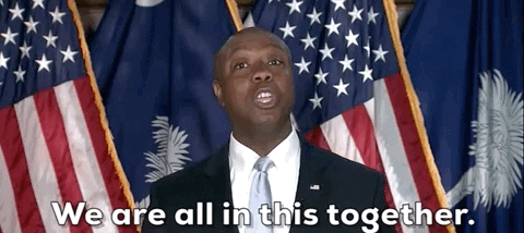 Were All In This Together Senator Tim Scott GIF