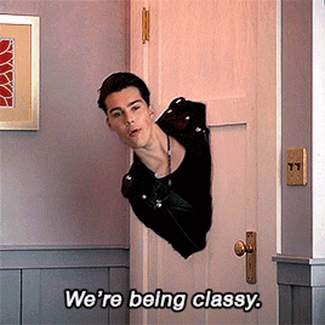 Were Being Classy Reggie Peters Gif GIF