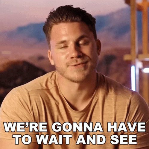 Were Gonna Have To Wait And See William Gagnon GIF