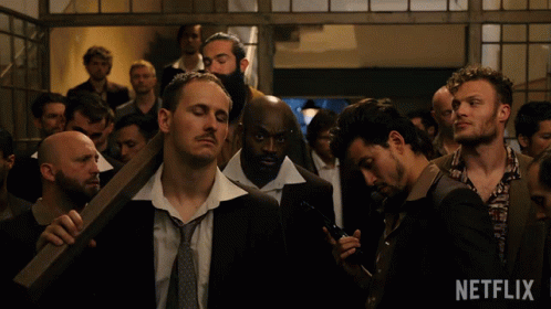 Were Waiting Gunpowder Milkshake GIF