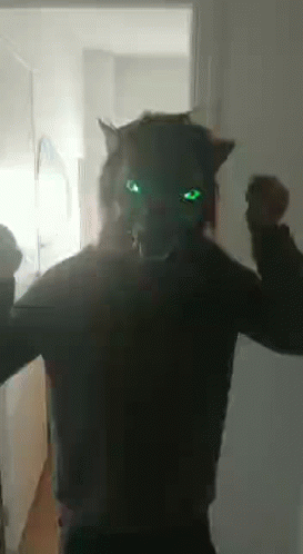 Halloween Werewolf Suit Dancing GIF