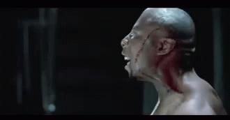 Man To Werewolf Transition GIF