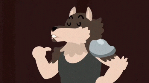 Good Boy Cartoon Werewolf GIF