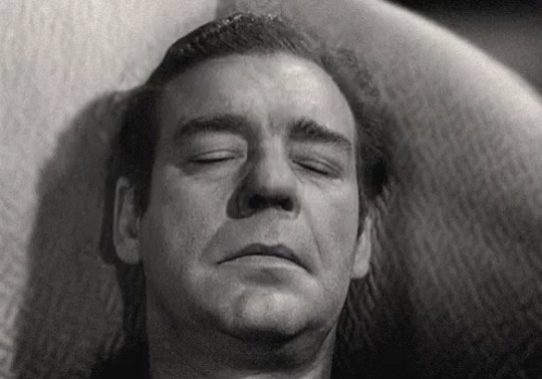 Sleeping Lon Chaney Turning Into Werewolf GIF