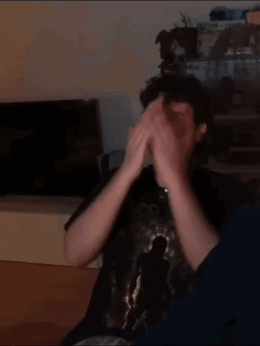 Werewolf In Woods Under Full Moon GIF