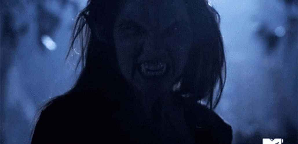 Werewolf Transformation Teen Wolf Female Growling Roar GIF