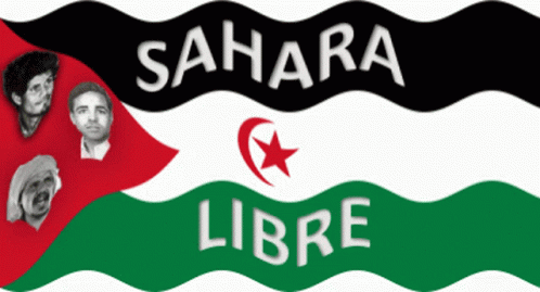 Western Sahara Libre Waving Flag GIF