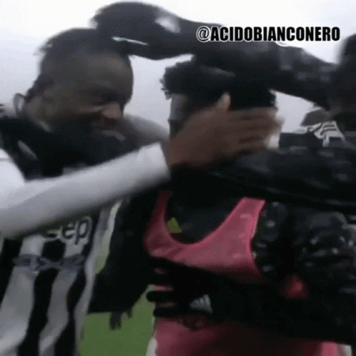 Weston Mckennie Hugs Teammate GIF