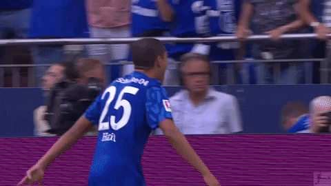 Weston Mckennie Running And Celebrating After Win GIF