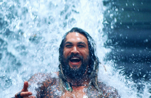 Wet Actor Jason Momoa GIF