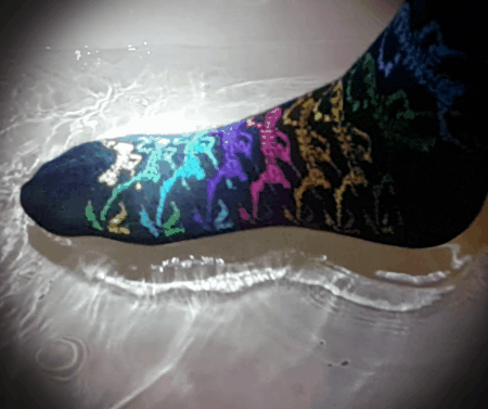 Wet Sock Satisfaction GIF