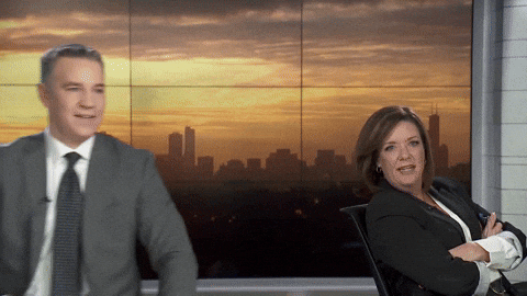 Wgn Morning News Anchor Back To Back GIF