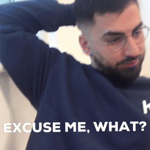 Excuse Me Whaaat Baffled Reaction GIF