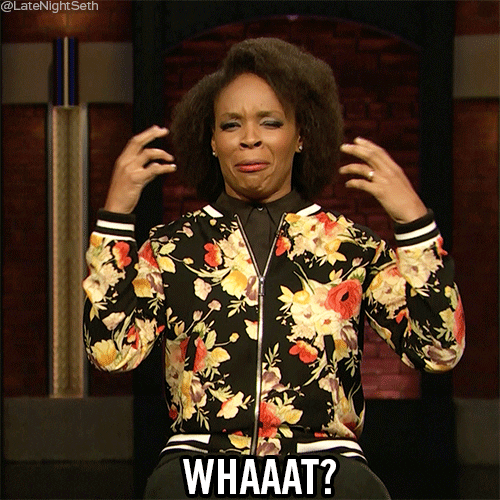 Whaaat Amber Ruffin Seth Myers Interview GIF