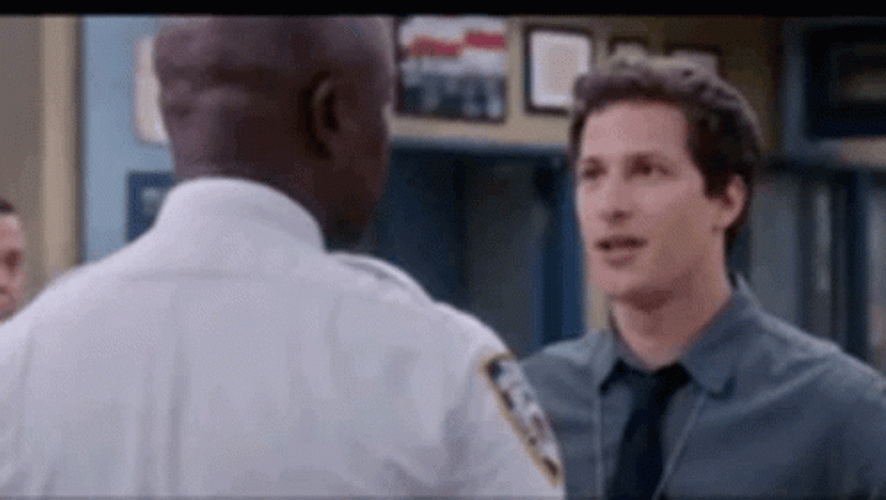 Whaaat Brooklyn Nine Nine Jake Peralta GIF