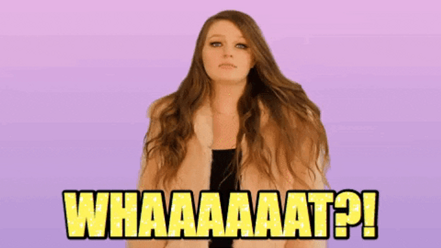 Whaaat Chubby Lady Flabbergasted Expression GIF