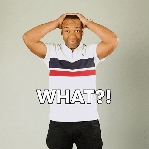 Whaaat Face Palm Surprised Expression GIF